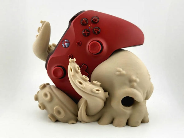 Cthulhu Skull Xbox Controller Stand - Series X S & One Horror Decor