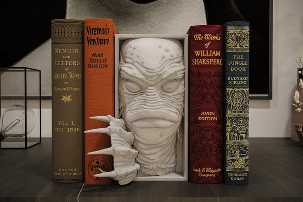 Creature from the Black Lagoon Inspired Book Nook / Wall Mount - 3D Printed