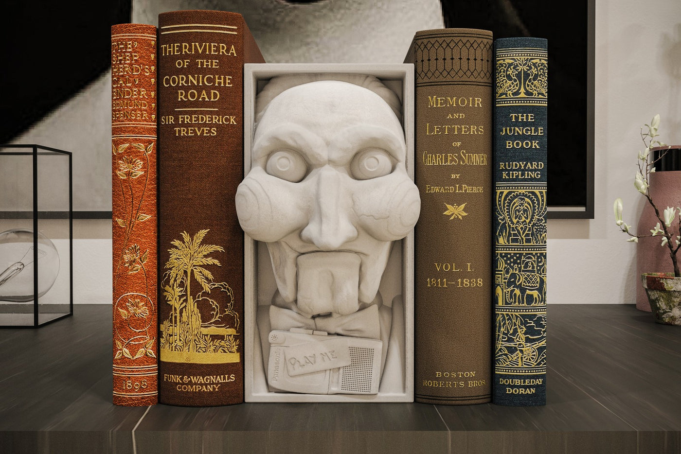Billy the Puppet Inspired Book Nook / Wall Mount - Saw Horror 3D Printed
